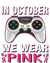 In October We Wear P.Ink Breast Cancer Gaming Gift 7-Panel Snapback Hat