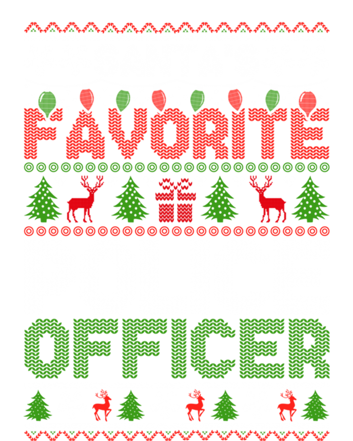 Ugly Christmas Police Officer Gift T-Shirt