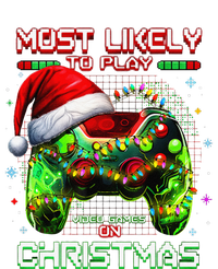 Most Likely To Play Video Games On Christmas Santa Gift Premium T-Shirt