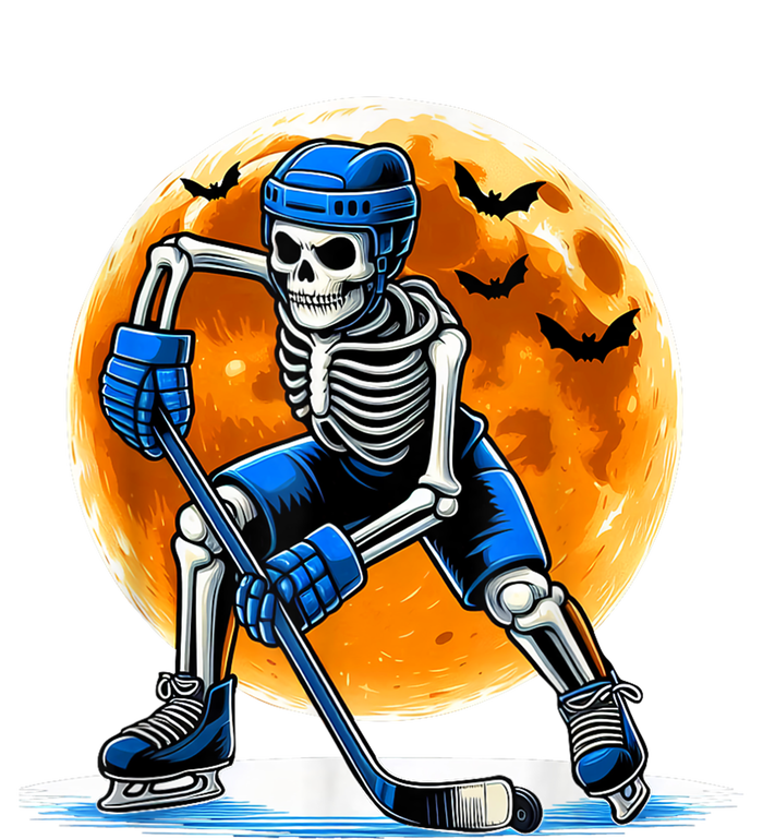 Halloween Hockey Fan American Hockey Skeleton Gift Coaster