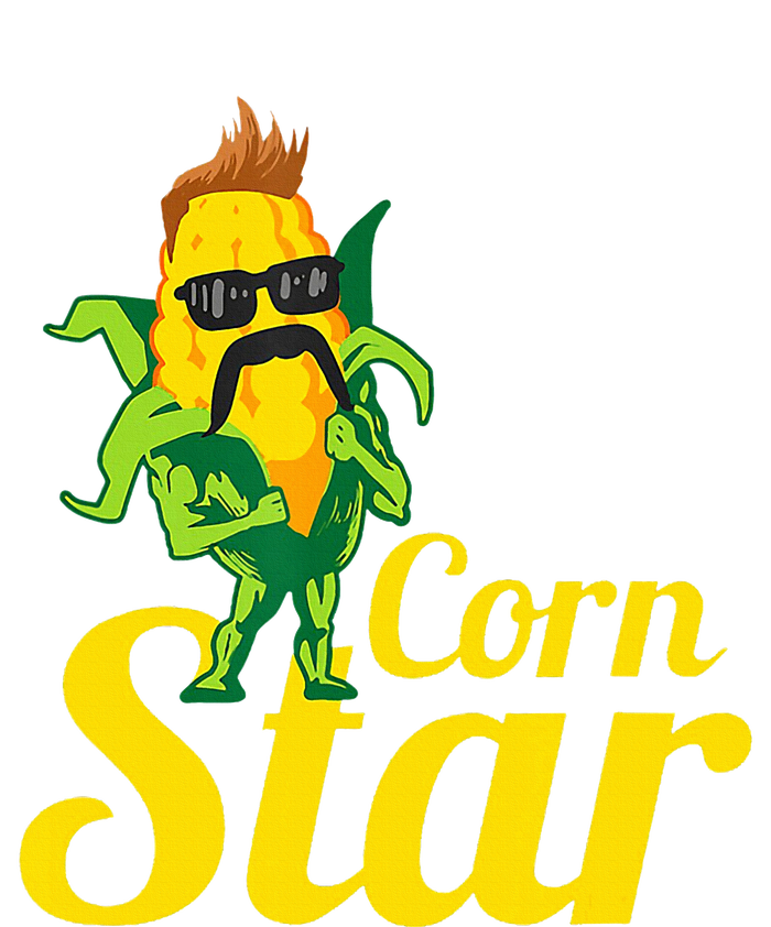 Corn Star Sunglasses Mustache Corn T-Shirt