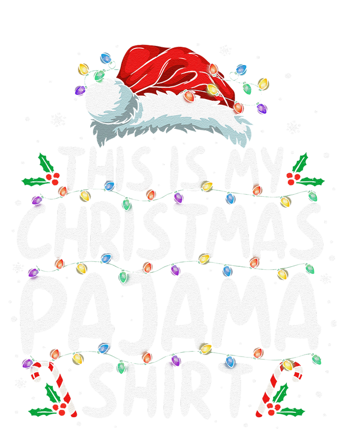 This Is My Christmas Pajama Funny Xmas Pjs Gift V-Neck T-Shirt