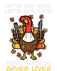 Thanksgiving Teacher Turkey Lets Eat Punctuation Canvas