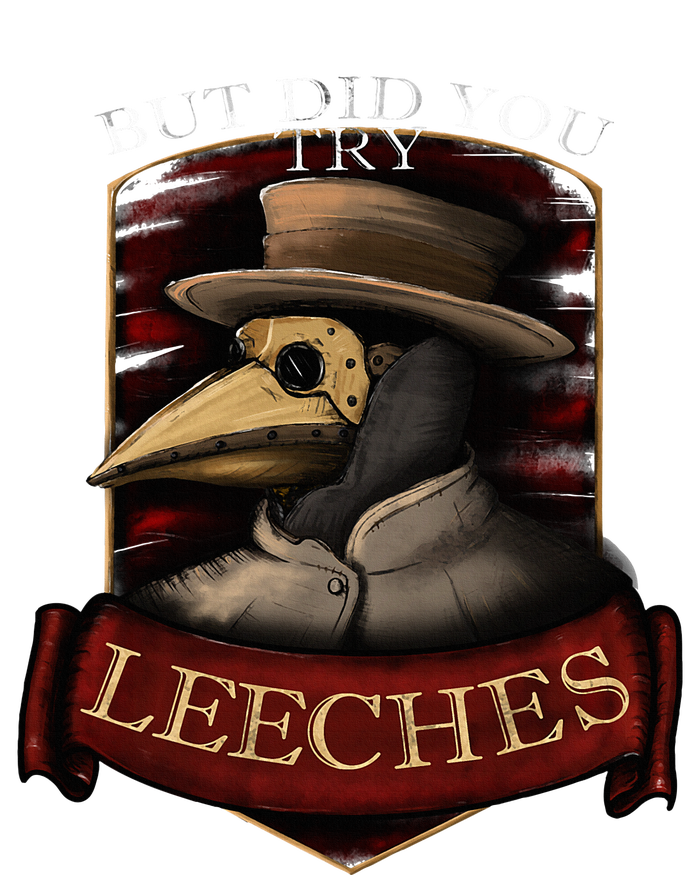 Plague Doctor Steampunk But Did You Try Leeches Softstyle Adult Sport Polo