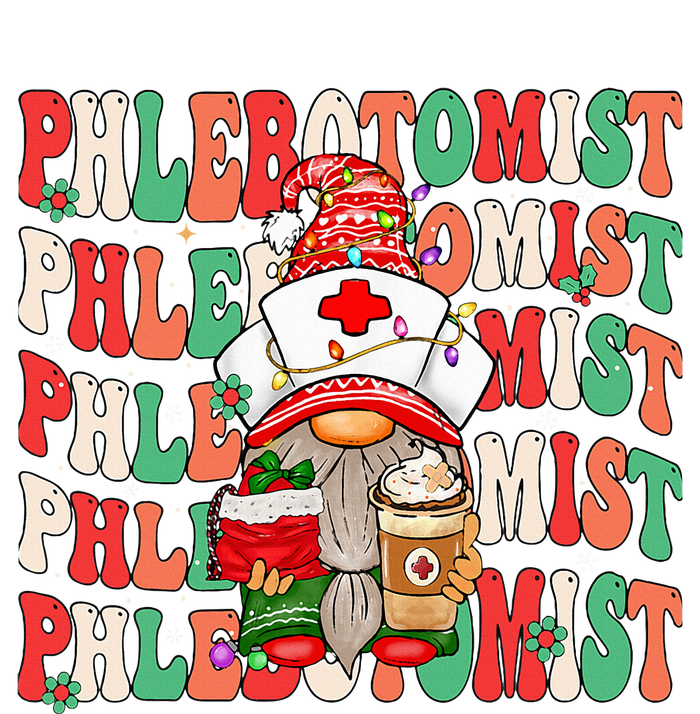 Phlebotomist Christmas Gnome Costume Funny Phlebotomy T-Shirt