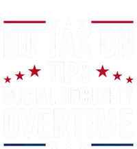 No Tax On Tips Social Security Overtime Trump 2024 Kids Tie-Dye T-Shirt