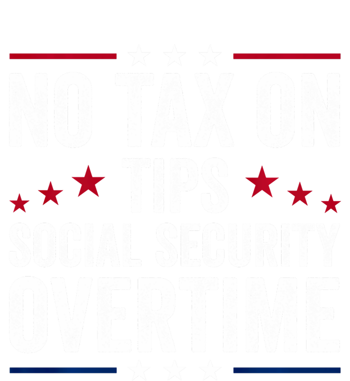 No Tax On Tips Social Security Overtime Trump 2024 Kids Tie-Dye T-Shirt