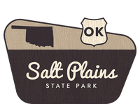 Salt Plains State Park Oklahoma Welcome Sign Vacation Bella+Canvas Jersey Crop Tee