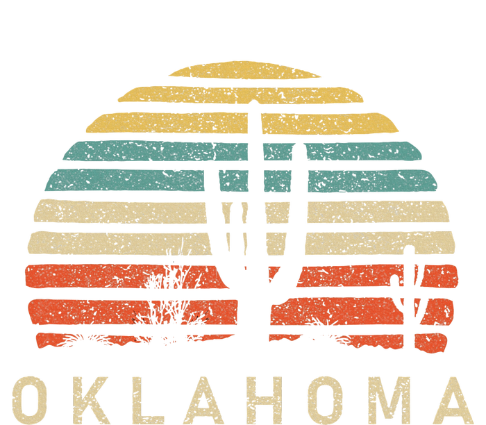 Oklahoma Vintage 1980s Style Desert Kids Long Sleeve Shirt