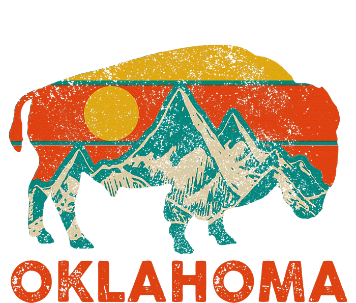 Oklahoma Vintage Bison Buffalo National Park America Souvenir T-Shirt