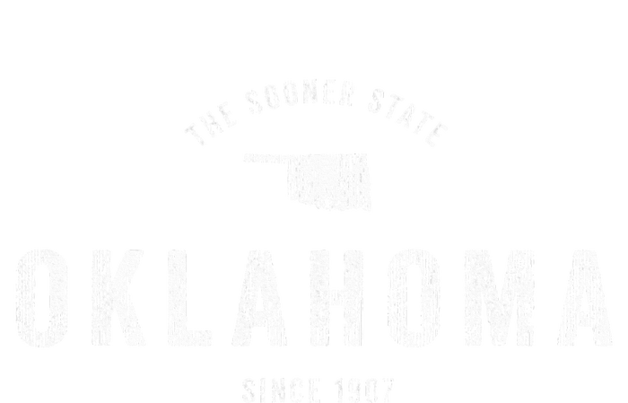 Oklahoma Vintage Sports Design Retro Ok Women's Tri-Blend 3/4-Sleeve Raglan Shirt