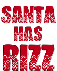 Santa Has Rizz Funny Gen Alpha Slang Christmas Teacher T-Shirt