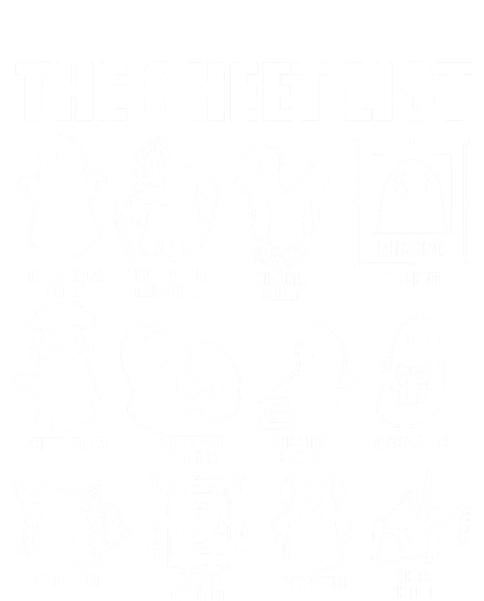 Halloween Funny Boo Sheet Halloween The Sheet List T-Shirt