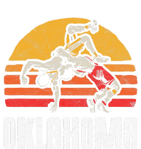 Oklahoma Vintage Wrestling Retro Wrestlers And Sun Graphic T-Shirt