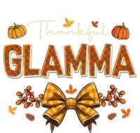 Thankful Glamma Coquette Fall Pumpkin Thanksgiving Women's V-Neck T-Shirt