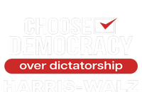 Choose Democracy Over Dictatorship Harris Walz PosiCharge Competitor Tank