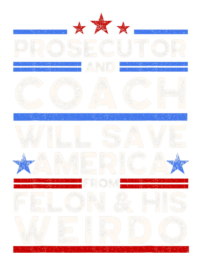 Prosecutor And Coach Versus Felon And Weirdo Harris Walz Canvas