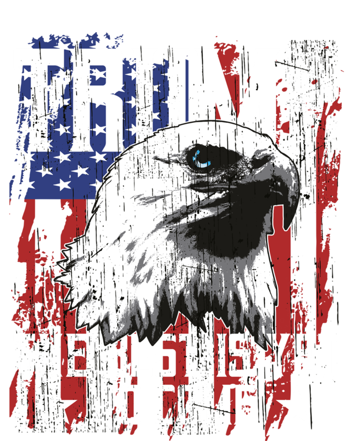 Trump 2024 The Best Is Yet To Come Usa Flag Trump Eagle Gift T-Shirt