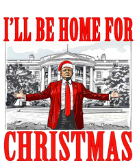 ILl Be Home For Christmas Santa Funny Trump Xmas Pajamas Women's V-Neck T-Shirt