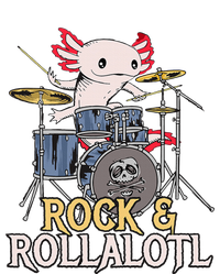 Funny Axolotl Playing Drums Rock Drummer Band Musician Kids Hoodie