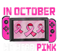 In October We Wear Breast Cancer Gaming Grommeted Golf Towel