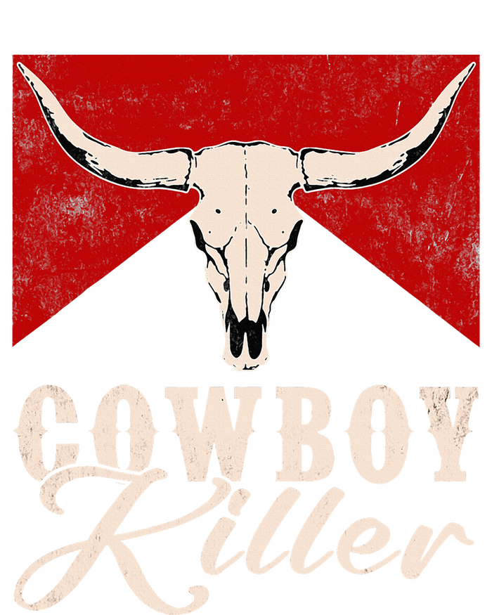 Killers Vintage Cowboy Western Rodeo Bull Skull T-Shirt