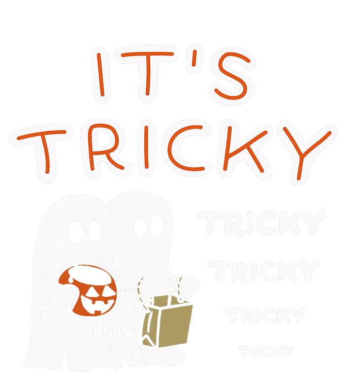 Funny Retro Ghosts Its Tricky Tricky Tricky Spooky Halloween PosiCharge RacerMesh Polo