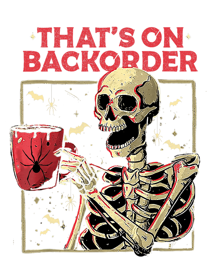 Pharmacy Tech Skeleton ThatS Backorder Funny Halloween Sustainable Beanie