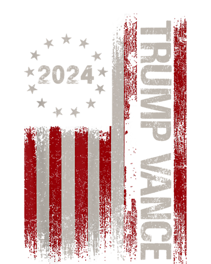 Trump Vance 2024 President Trump Supporter Reelection Gift Women's Long Sleeve Flannel Pajama Set 