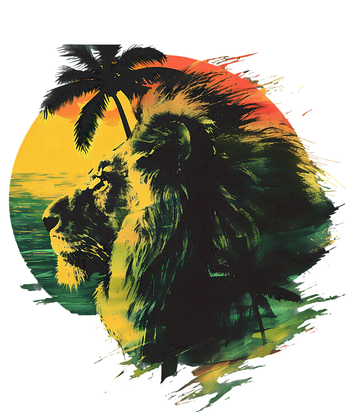 Rasta Reggae Lion Of Judah Rastafari Pride Jamaican Music T-Shirt