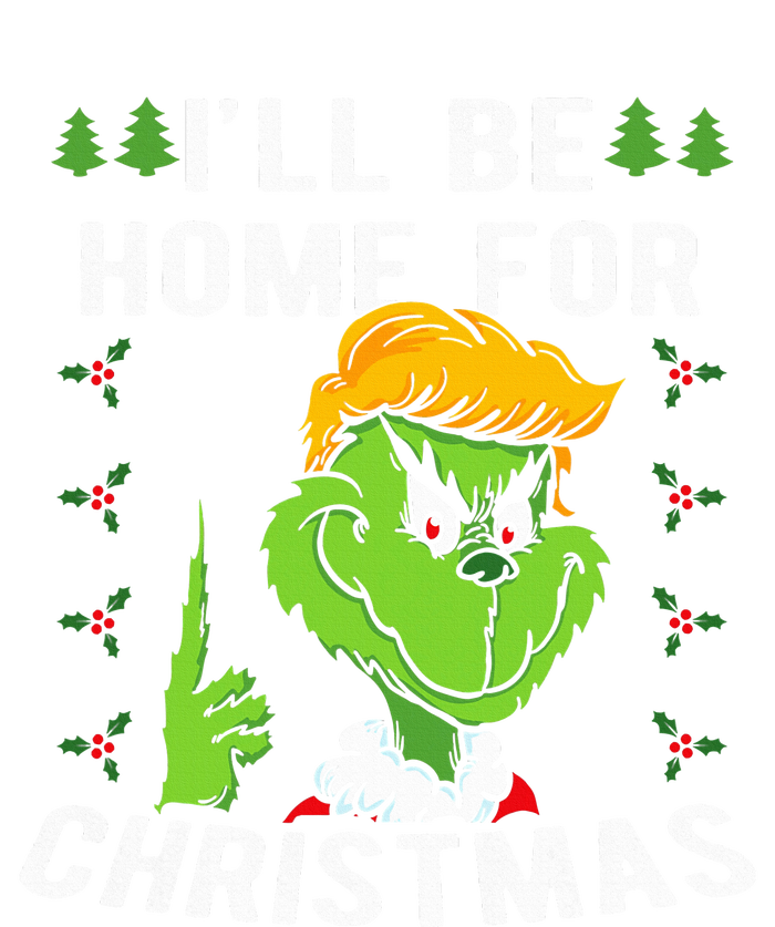 ILl Be Home For Christmas Trump 2024 Xmas Pajamas T-Shirt