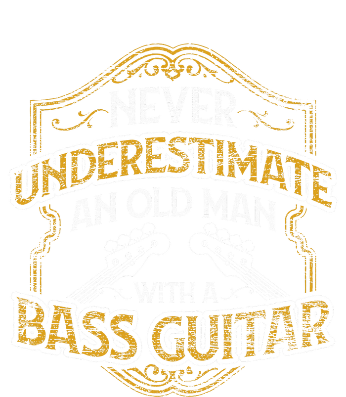 Never Underestimate An Old Man With A Bass Guitar Tote Bag