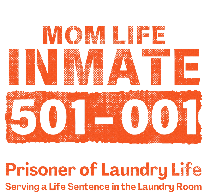 Mom Life Prisoner Inmate Jail Halloween Costume Sweatshirt Cinch Pack Bag