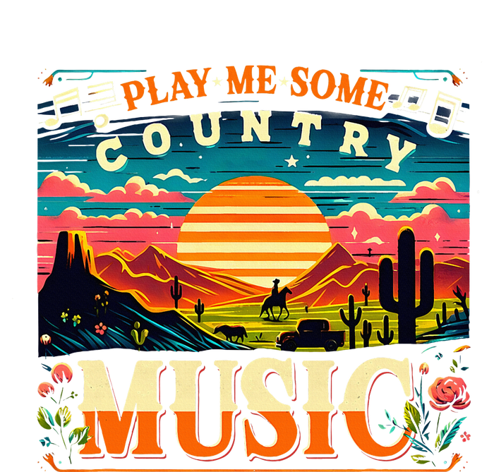 Play Me Some Country Music Vintage Retro Country Music T-Shirt