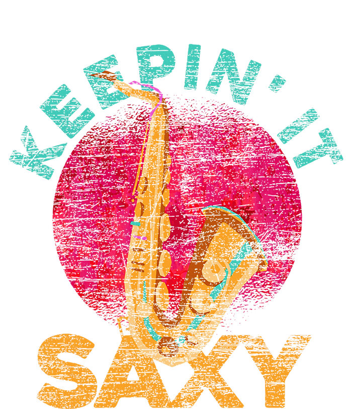 Keepin It Saxy Sax Player Jazz Musician Gifts Saxophone Pom Pom 12in Knit Beanie