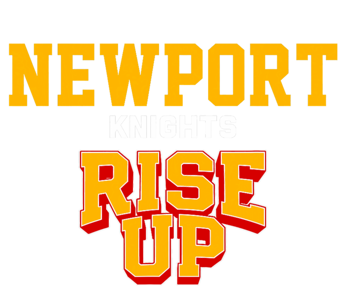 Newport Knights Rise Up Hs V-Neck T-Shirt