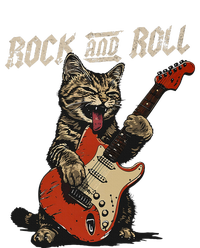 Rock And Roll Guitar Cat Vintage Rock Guitarist Cat T-Shirt