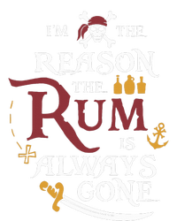 Pirate IM The Reason The Rum Is Always Gone Doggie Tank