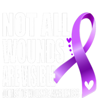 Not All Wounds Are Visible Domestic Violence Awareness Coaster