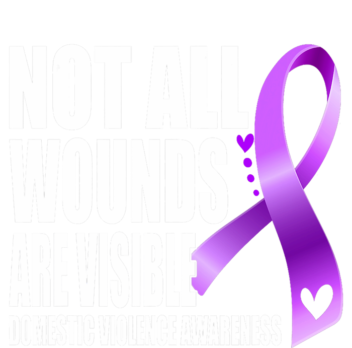 Not All Wounds Are Visible Domestic Violence Awareness Coaster