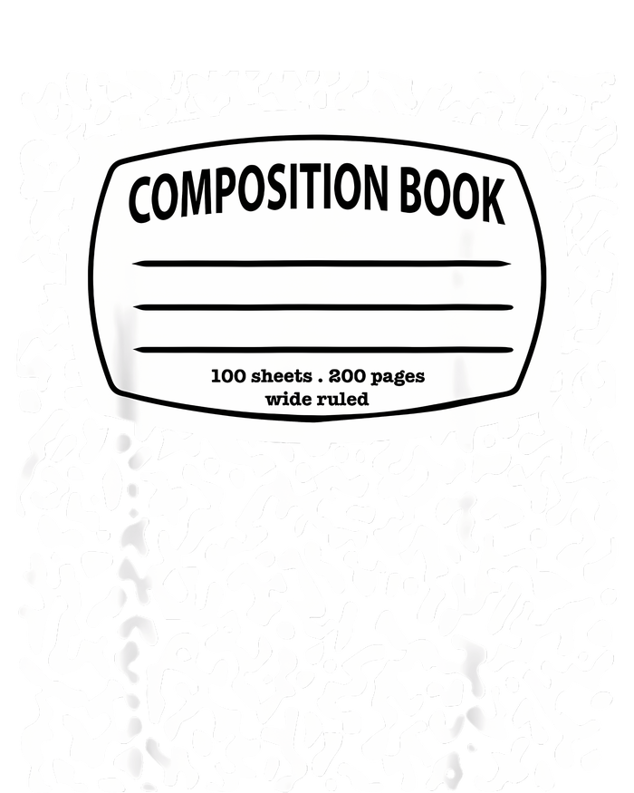 Composition Notebook Costume Matching Group Halloween T-Shirt