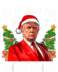 Trump Christmas Santa Hat Ill Be Home For Christmas T-Shirt