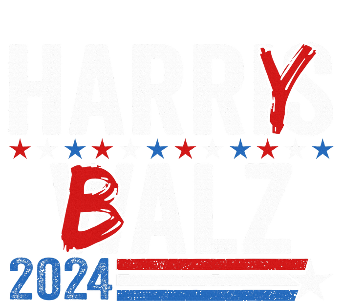 Harris Walz 24 Harry Balz 2024 Meme Democratics Vote USA-Made Snowflake Beanie