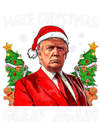 Make Christmas Great Again Funny Santa Trump 2024 Xmas Poster