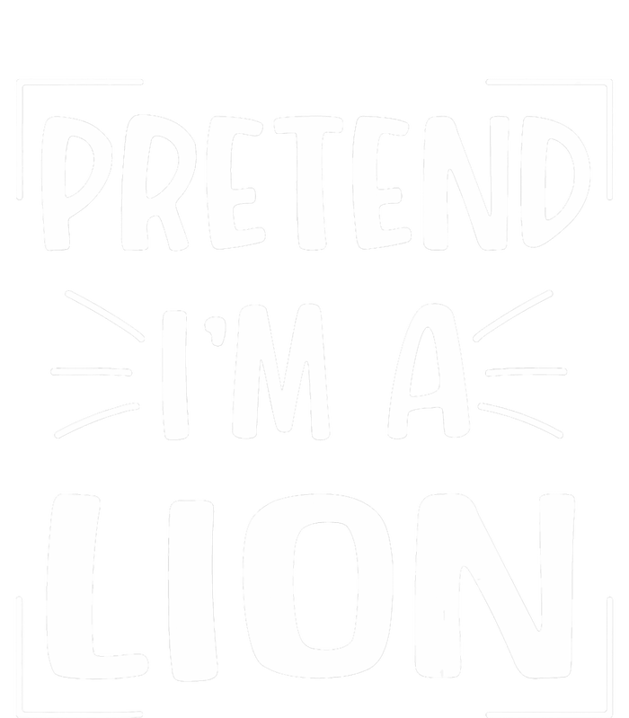 Pretend IM A Lion Funny Halloween Lion Costume Hooded Wearable Blanket