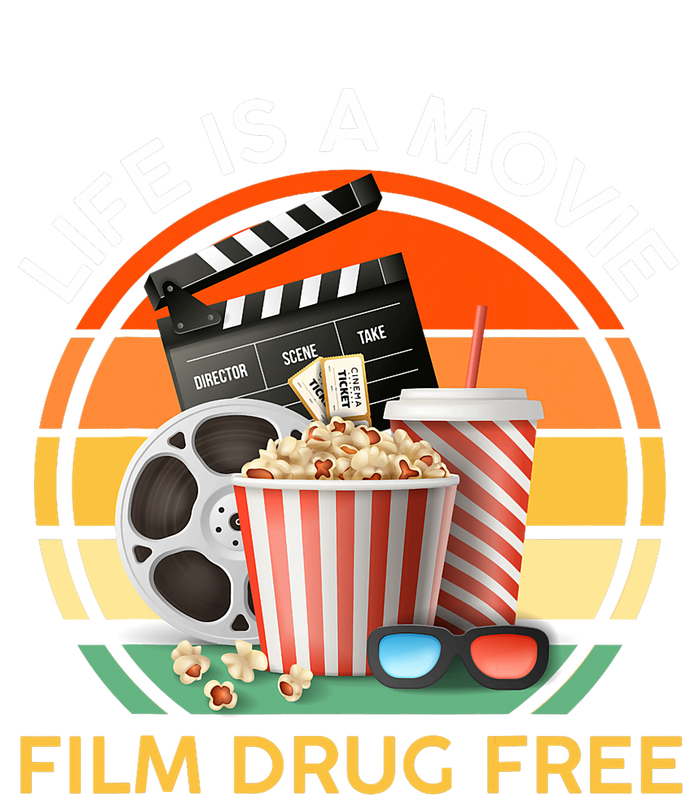 Red Ribbon Week Life Is A Movie Film Drug Free T-Shirt