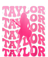 Retro Taylor First Name Personalized 80S Ladies Essential Flowy Tank