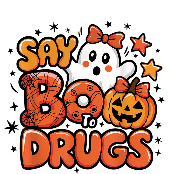 Say Boo Drugfree Ghost Halloween Red Ribbon Week Awareness PosiCharge Competitor Tank