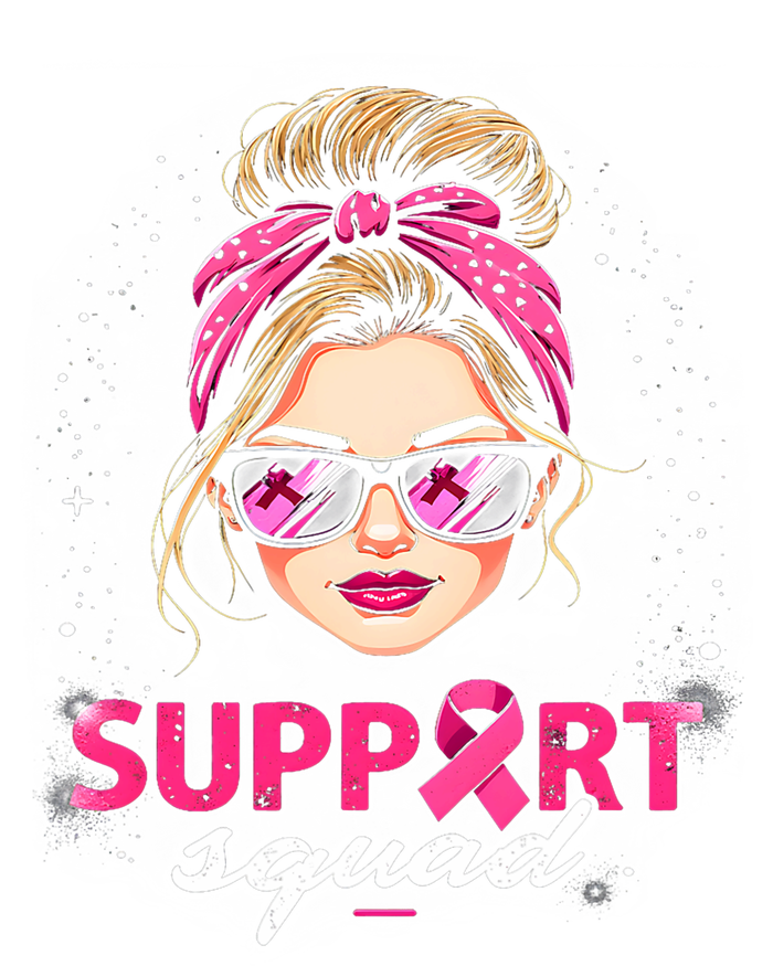 Support Squad Women Sunglasses Breast Cancer Awareness Full-Length Apron With Pockets