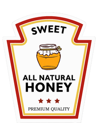 Sweet All Natural Honey Condiment Group Costume Bella+Canvas Jersey Crop Tee